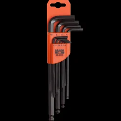 Discount Bahco stiftnøglesæt 9 stk m/kuglehoved 1,5 - 10 mm