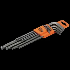 Discount Bahco stiftnøglesæt 9 stk m/kuglehoved 1,5 - 10 mm