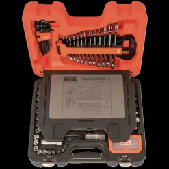 Bahco Værktøjsnøgler^topnøglesæt 1/4" og 1/2" 4-32 mm 95 dele
