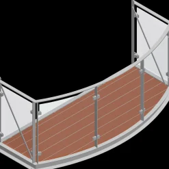 Clearance Scandinavian Steelhouse Balkon Vegas 2600