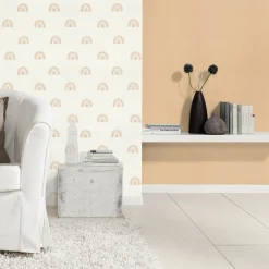 Hot Bambino XIX tapet ensfarvet