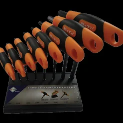 Bato Nordic Bato stiftnøglesæt m/ kugle og T-greb 2,5-10 mm