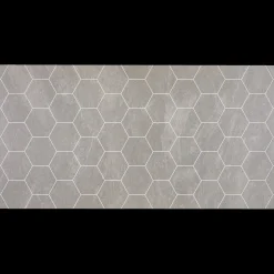 Gulv- Og Vægfliser|Stænkplader^Berryalloc kitchenwall hexagon 2,2x600x1200 mm natur skifer