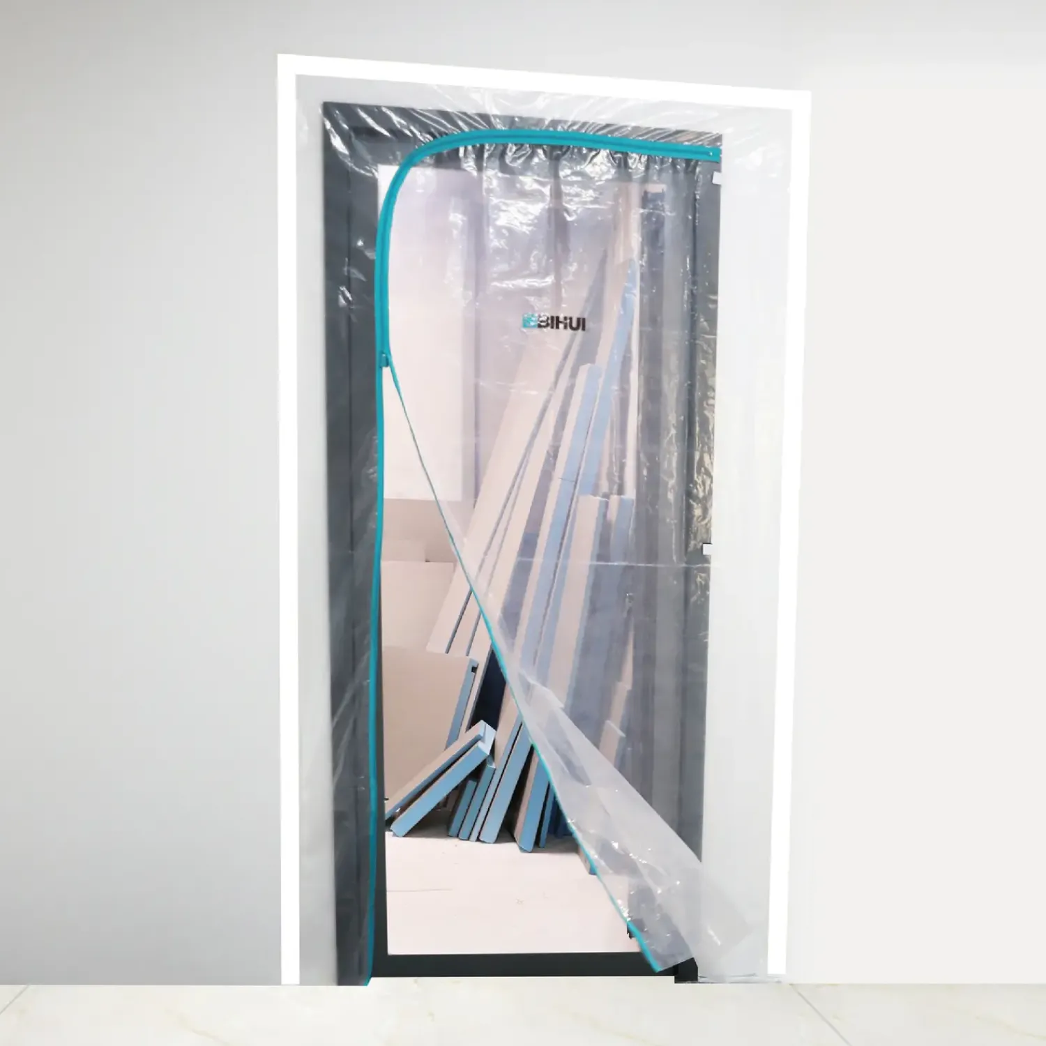 Bihui Afdækning^støvdør kraftig L-åbning