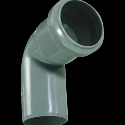 Bøjning PP 50 mm x 67° grå