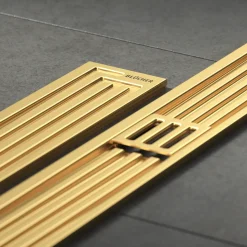 New Blücher Art Deco baderumsrende 900 mm messing