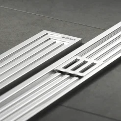 Blücher Afløb Og Rør^Art Deco baderumsrende rustfri 700 mm