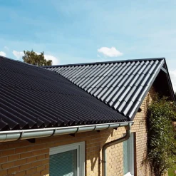 Discount Swisspearl Bølgeplade B7 sortblå 1100x570 mm