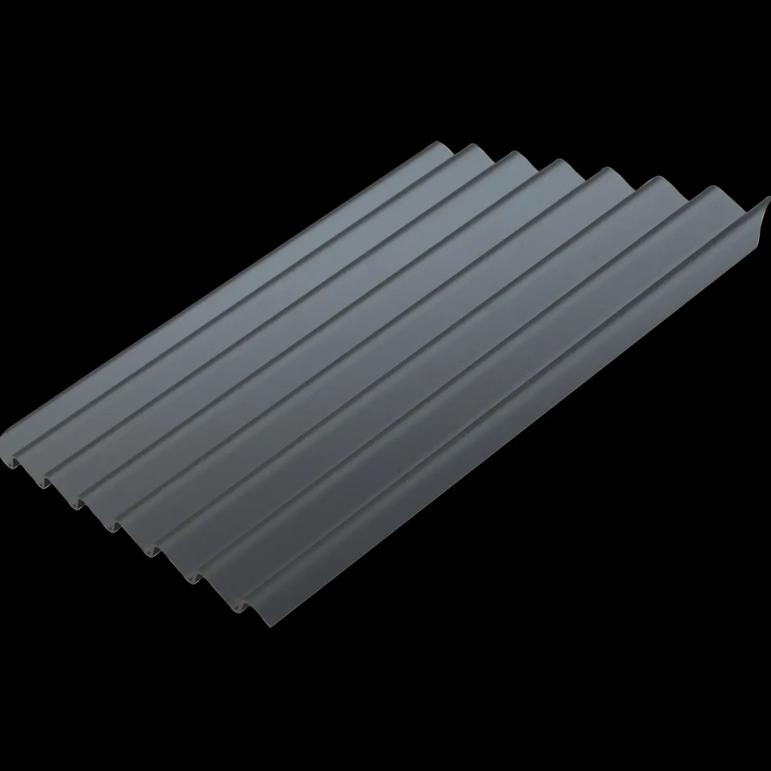 Swisspearl Bølgeplader^Bølgeplade B6-S HJ/HU sortblå 1090x1180 mm