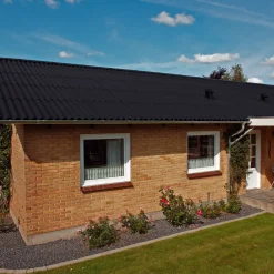 Swisspearl Bølgeplader^Bølgeplade B6-S HJ/HU sortblå 1090x1180 mm