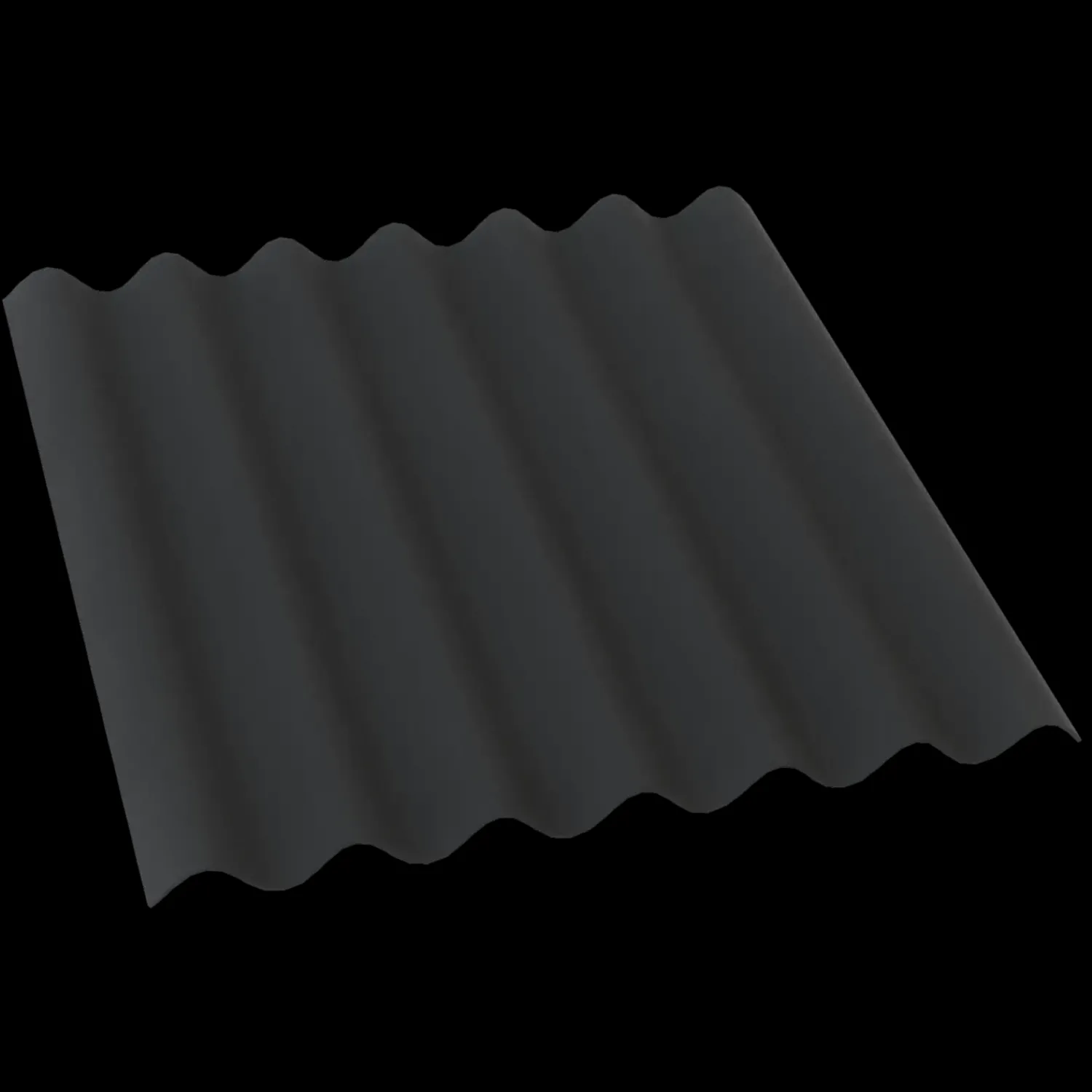 Outlet Swisspearl Bølgeplade B9-S Max FK sortblå 1167 x 1180 mm