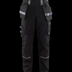 Arbejdsbukser^Blåklæder brandhæmmende håndværkerbuks Sort/grå str. D96
