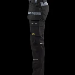 Arbejdsbukser^Blåklæder brandhæmmende håndværkerbuks Sort/grå  str. D96