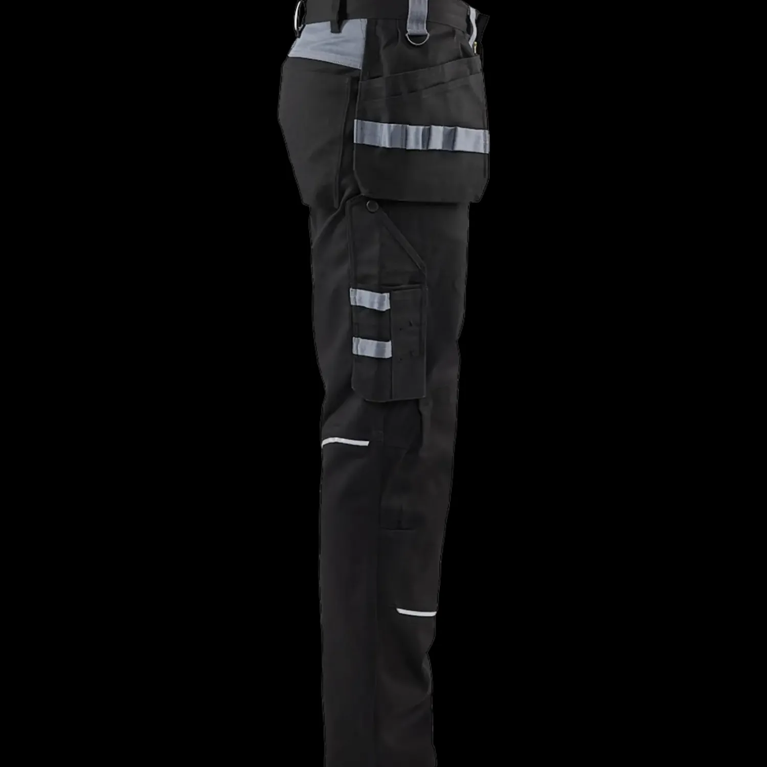 Arbejdsbukser^Blåklæder brandhæmmende håndværkerbuks Sort/grå str. D96