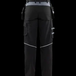 Arbejdsbukser^Blåklæder brandhæmmende håndværkerbuks Sort/grå str. D96