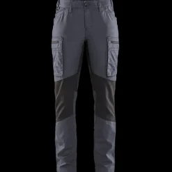 Blåklæder Arbejdsbukser^dame service bukser med stretch grå/sort str. C48