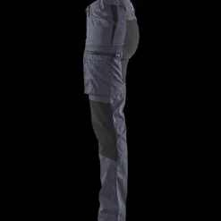 Blåklæder Arbejdsbukser^dame service bukser med stretch grå/sort str. C48