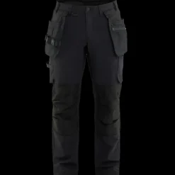 Blåklæder håndværkerbukser 4-vejs stretch sort str. C52