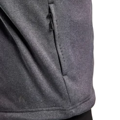 Trøjer Og Sweatshirts^Blåklæder hættetrøje Full Zip sortmeleret str. 2XL