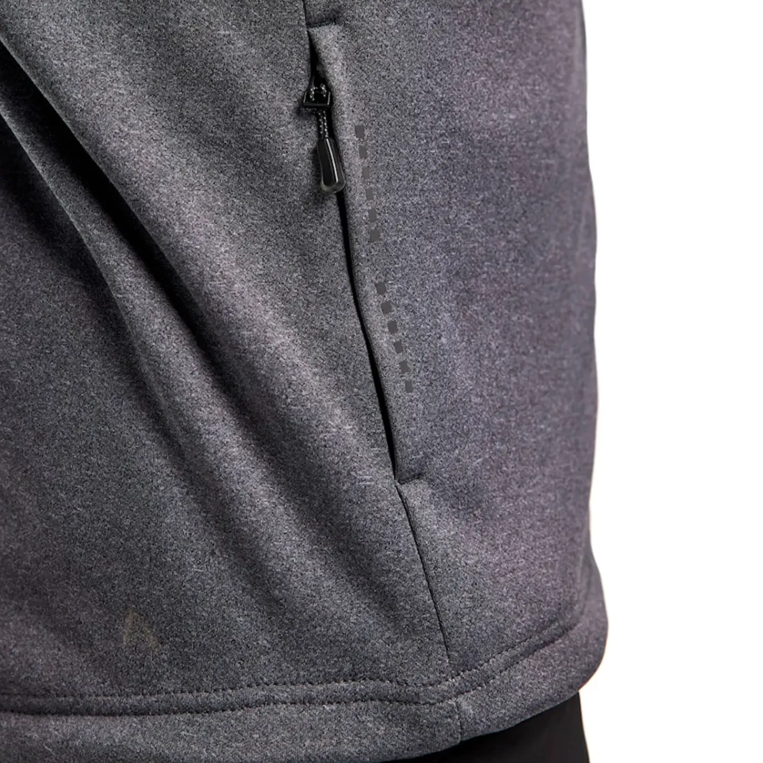 Trøjer Og Sweatshirts^Blåklæder hættetrøje Full Zip sortmeleret str. 2XL