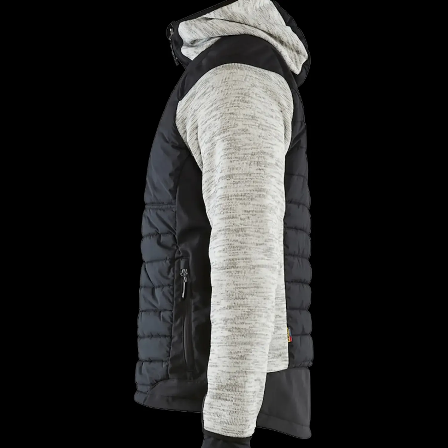 Outlet Blåklæder hybrid jakke gråmeleret/sort str. 2XL