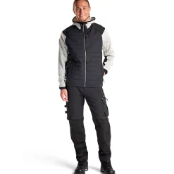 Outlet Blåklæder hybrid jakke gråmeleret/sort str. 2XL