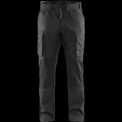 Hot Blåklæder service bukser med stretch mørk grå/sort str. D88