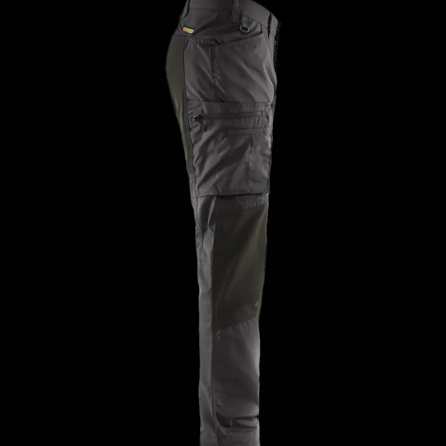 Hot Blåklæder service bukser med stretch mørk grå/sort str. D88