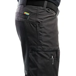 Hot Blåklæder service bukser med stretch mørk grå/sort str. D88