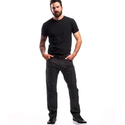 Hot Blåklæder service bukser med stretch mørk grå/sort str. D88