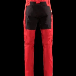 Blåklæder Arbejdsbukser^service bukser med stretch brændt rød/sort str. D100