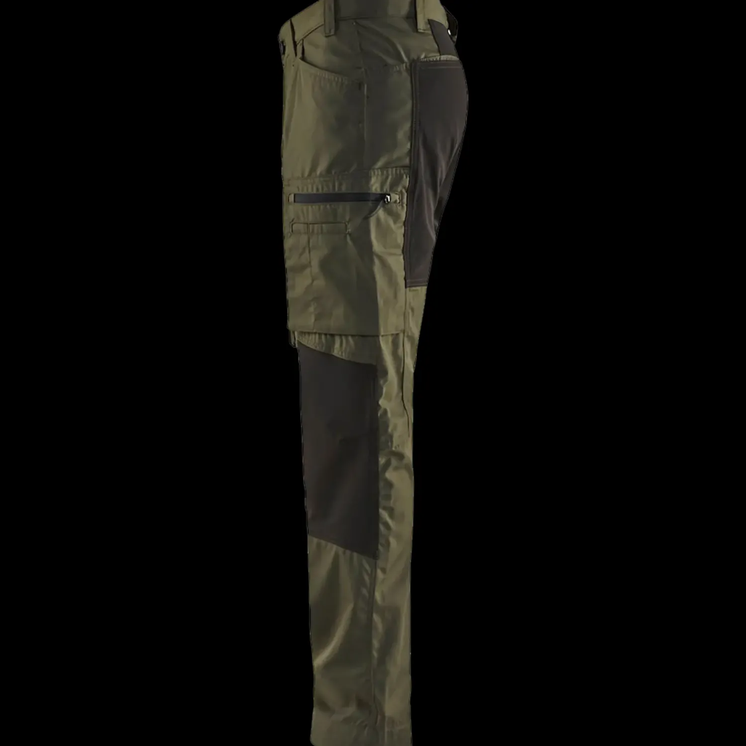 Discount Blåklæder service bukser med stretch olivengrøn/sort str. C56