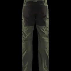 New Blåklæder service bukser med stretch army grøn/sort str. C50
