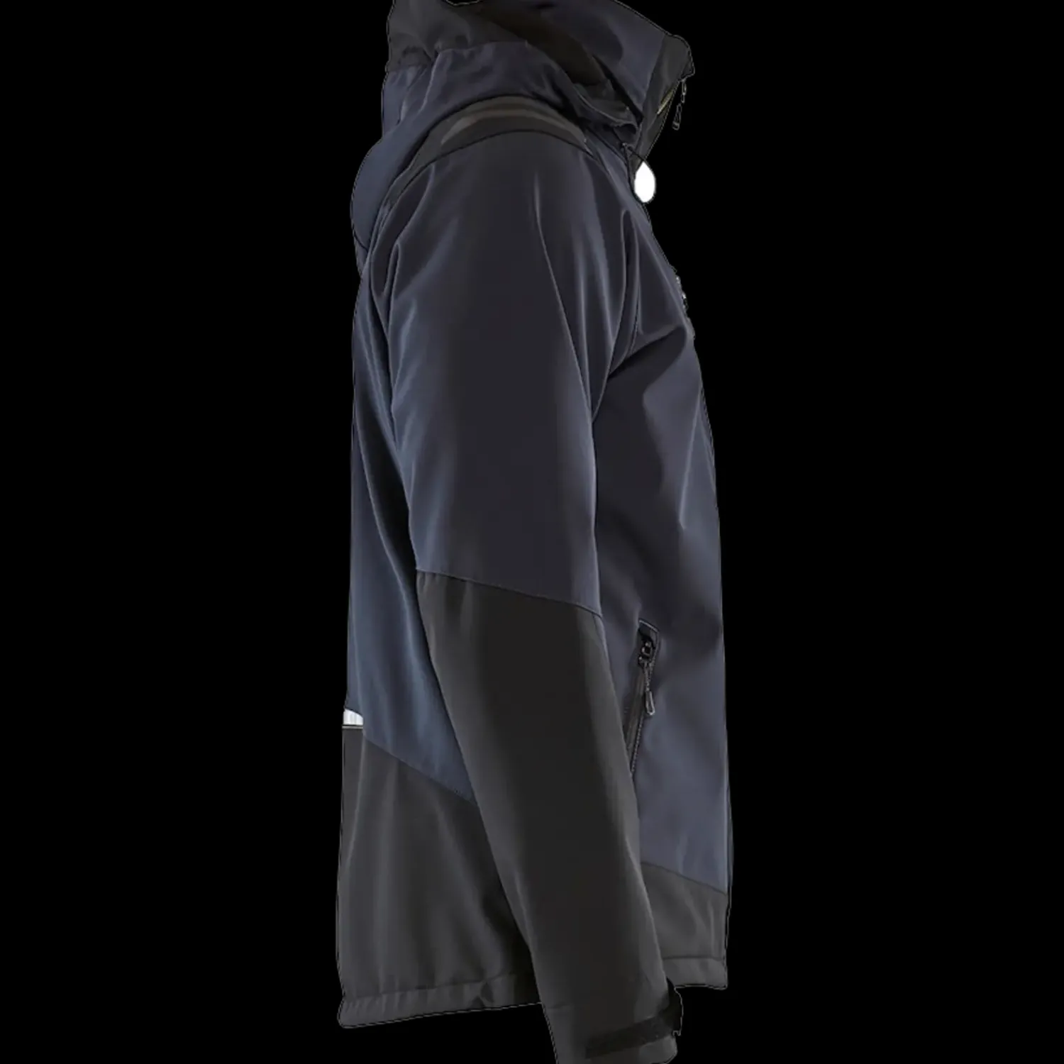 Jakker Og Veste^Blåklæder softshell jakke mørk marineblå/gul str. 2XL