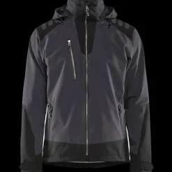 Best Blåklæder softshell jakke mørk grå/sort str. 2XL