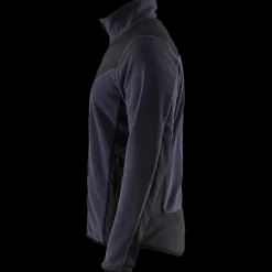 Jakker Og Veste^Blåklæder strikket softshell jakke mørk marine/sort str. L