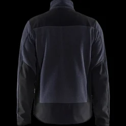 Jakker Og Veste^Blåklæder strikket softshell jakke mørk marine/sort str. L