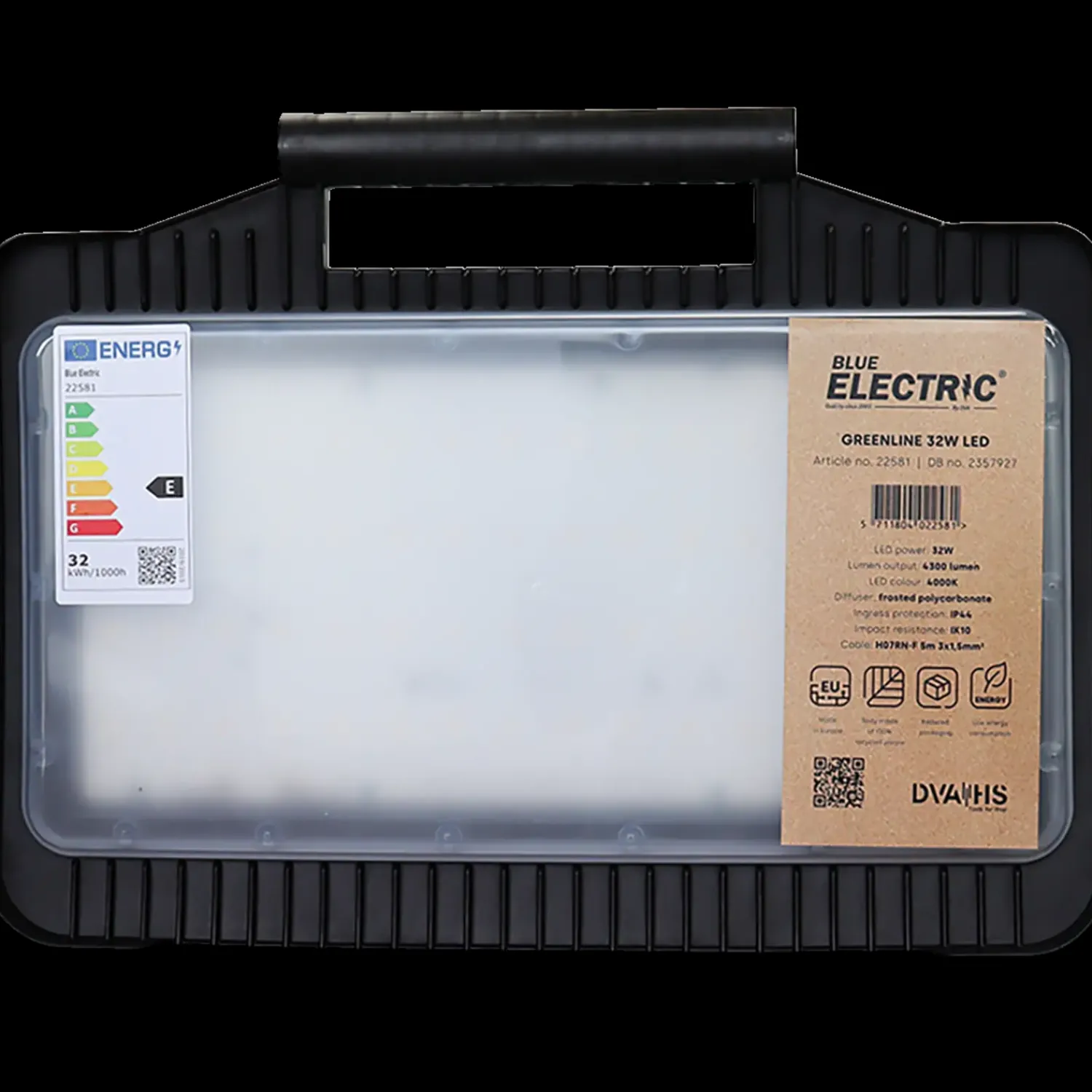 Blue electric Arbejdslamper^Arbejdslampe 32W GreenLine