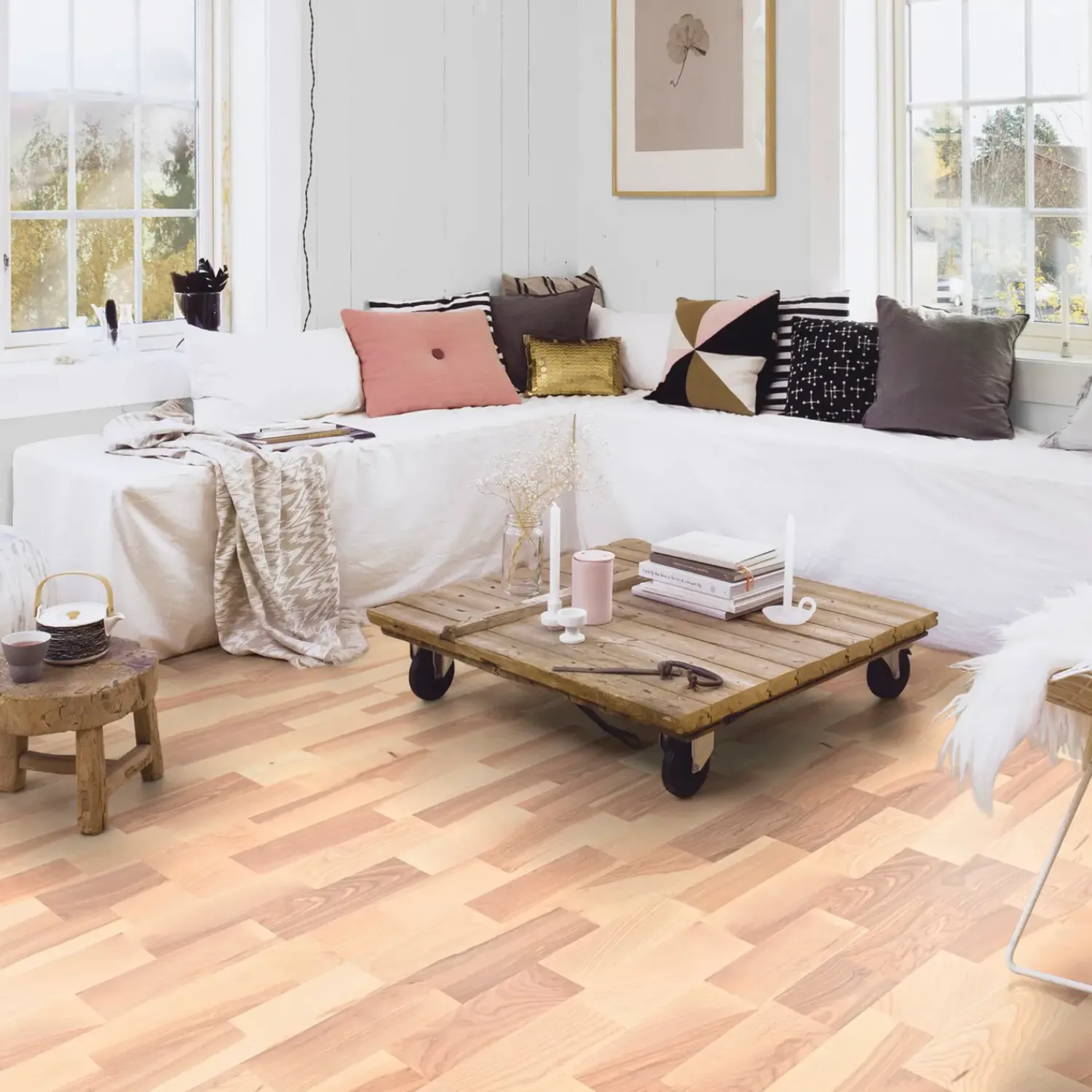 Hot Boen Reggae parketgulv 13x215x2200 mm ask