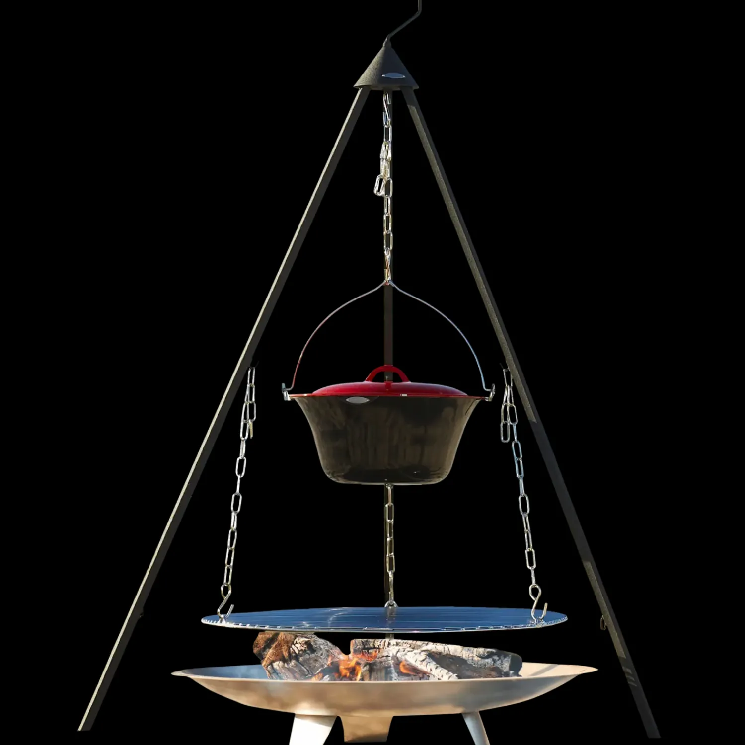 Best Bon-fire basis bålsæt med bålfad og gryde