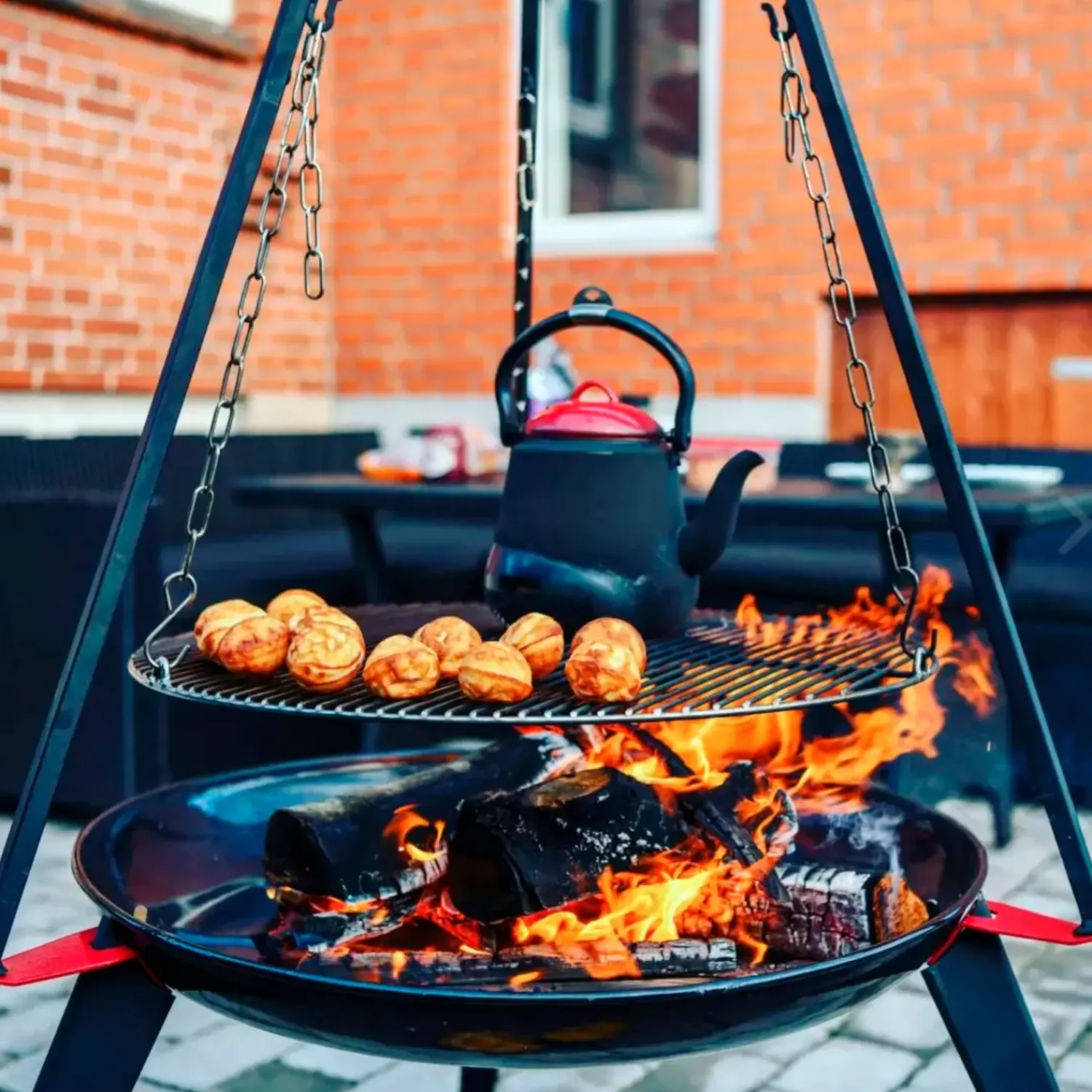 Bon-fire Bålsteder^bålfad i stål, 2 mm - ø70