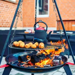 Bon-fire Bålsteder^grillrist, forniklet, 70 cm