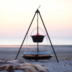 Bon-fire Bålsteder^gryde 8l, sort emalje