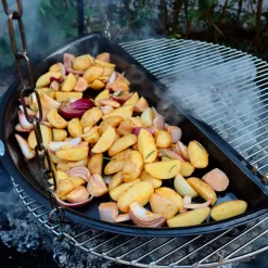 Bon-fire Bålsteder^halv bbq pande 29x57 cm