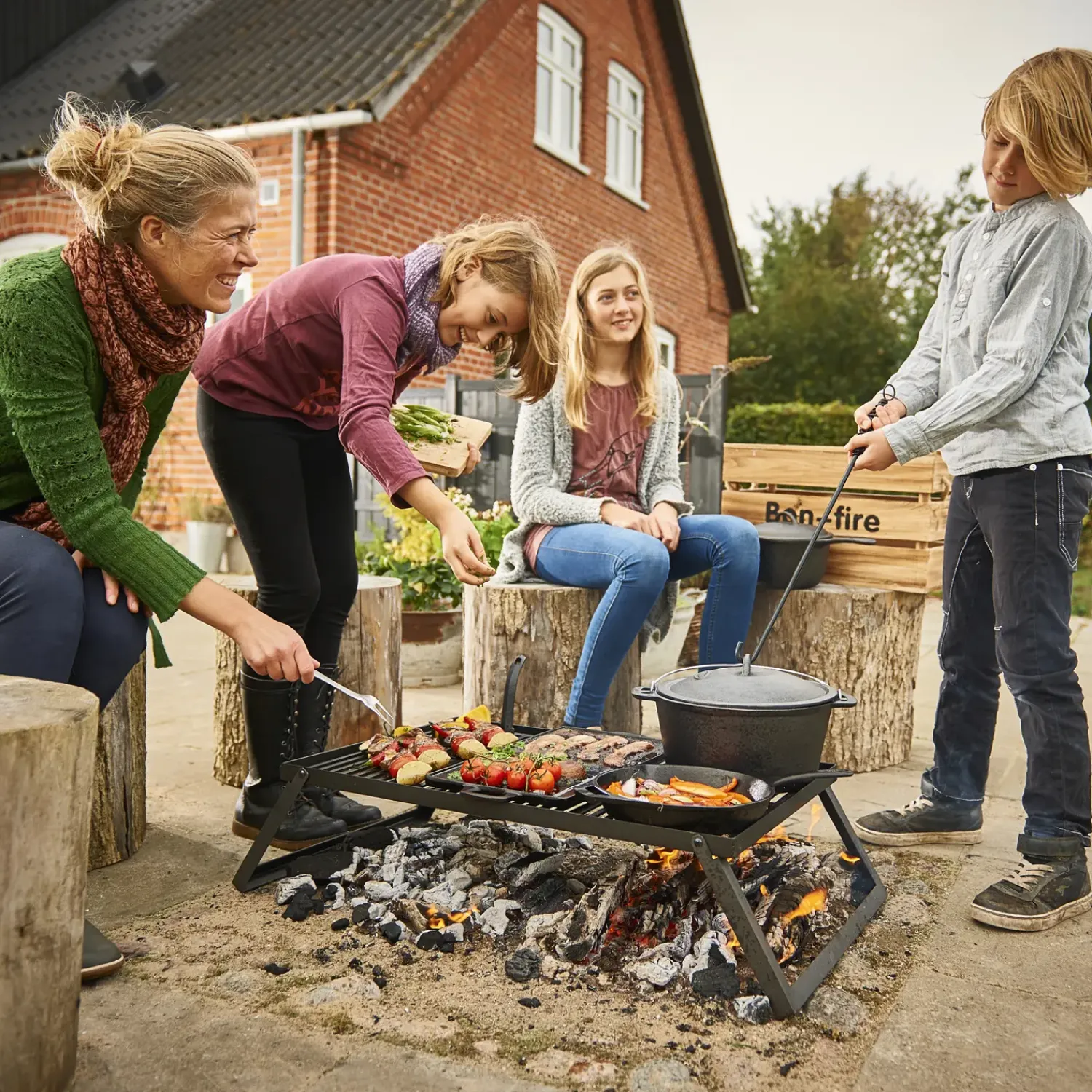 Discount Bon-fire lågløfter m. krog