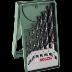 Bosch Professional Bor- Og Borsæt^Bosch borsæt træ Ø3-10 mm. X-Line 7 dele