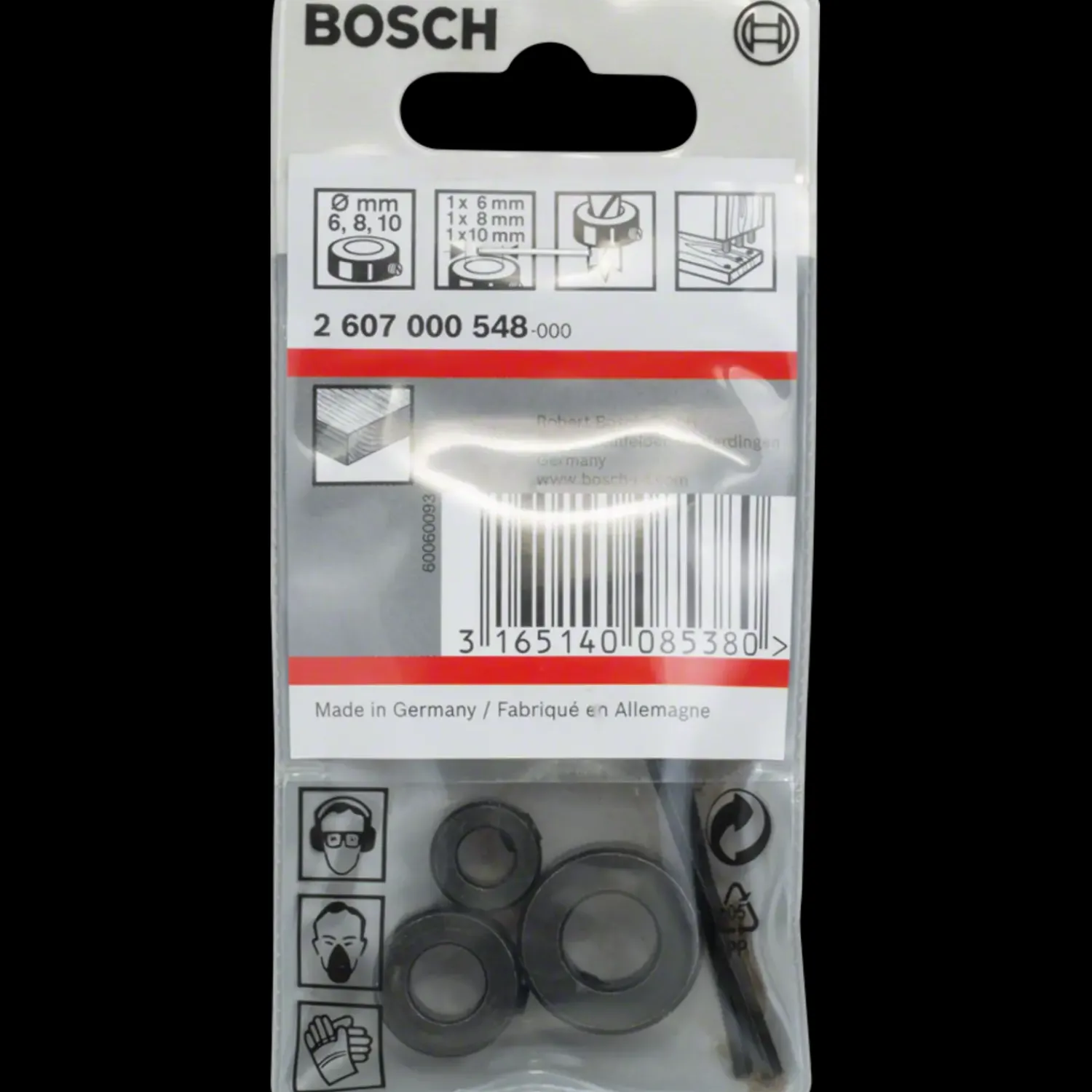 Online Bosch gør det selv Bosch Dybdestop, sæt til træboring, 6/8/10 mm