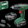 Bosch gør det selv Bore- Og Skruemaskiner^Bosch Easy Drill 18V-40 bore-/skruemaskine 2x2.0 Ah batteri og lader
