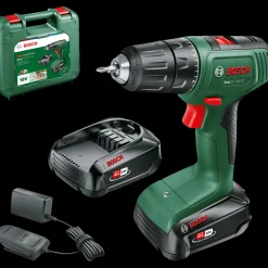 Bosch gør det selv Bore- Og Skruemaskiner^Bosch Easy Drill 18V-40 bore-/skruemaskine 2x2.0 Ah batteri og lader
