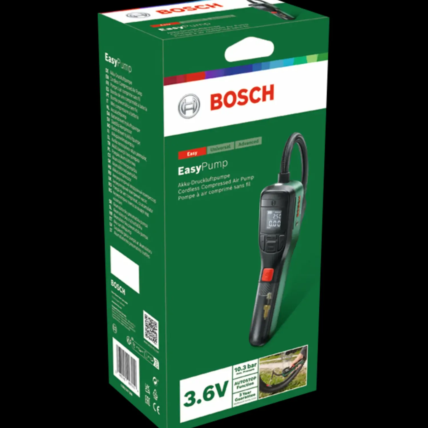 Sale Bosch gør det selv Bosch Easy Pump 3,6V trykluftpumpe